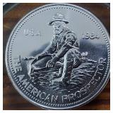 Uncirculated Beauty: 1984 ENGELHARD 1 oz .999 Bullion :: The American Prospector Shine!