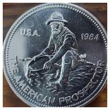 Bright Uncirculated 1984 ENGELHARD 1 oz .999 Bullion :: The American Prospector Fine Silver