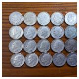 20 Coins Total! : Various Years Roosevelt Dimes :: 90% silver in circulated condition, 2 Dollar Face