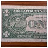 Series 1957A $1 Silver Certificate in circulated condition :: Blue Seal