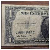Series 1935-E $1 Silver Certificate :: Circulated :: Blue Seal :: Collectible : Payable to Bearer