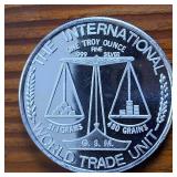 Silver Bullion Coin (BU) .999 Fine Silver :: California Mint ::  World Trade Unit :: May Flower