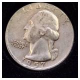 HUGE LOT! Nice Wooden Display case: 90% Silver Mercury Dimes(25) & 90% Silver Quarters(13)