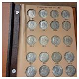 Dansco Ben Franklin Half Dollar COMPLETE Collection in Album :: 1948-1963 Verified :: 90% silver