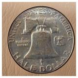 Dansco Ben Franklin Half Dollar COMPLETE Collection in Album :: 1948-1963 Verified :: 90% silver