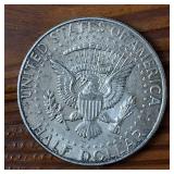 1964 Kennedy Half Dollars :: 90% silver content :: circulated condition