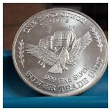 LAST CHANCE! 1981 Vintage 1 Troy oz: 99.9% Fine Silver :: USA Assay Office : Strategic Stockpile