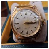 Vintage 14K Gold Rolex Oyster Perpetual Watch (Authenticated) :: 14K Gold Watchband, 16 mm