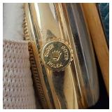 Vintage 14K Gold Rolex Oyster Perpetual Watch (Authenticated) :: 14K Gold Watchband, 16 mm