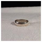 925 Size 12 - 7mm wide - Silver Band Ring - Some signs of wear -  6.82g