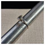 Mystic Topaz Solitare - Pear Shape - .925 - Sterling Silver - Size 7.25  2.3g