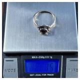 Perfect Halves - Natural [Solid] Stone - Sterling Silver Ring - Size 5 - 1.5g - Yin Yang