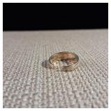 Adjustable Toe Ring w/Flowers - Size 3.25 - 1.6g