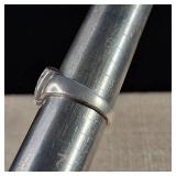 Vintage - WM Co. - Silver Wings ring with Paua Shell Cabochon - Size 6 - 5.2g - 925  Sterling