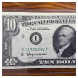 Crisp $10 FRN Collectible in Fine Condition :: Tax Exempt