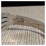 Sterling Silver - Turquoise Focal Stone - Cuff Bracelet - .925 - 35.1g