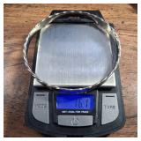 Sterling Silver - Twisted Bangle - Bracelet - Taxco Mexico - 16.1g - 6mm Wide