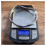 Wave - Hinged - Sterling Silver Bracelet/ Bangle - 6mm - Mexico - 24.1g