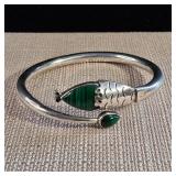 LARGE - Silver Bracelet or Arm Cuff - .925 - Sterling Silver - Mexico - 46.5g