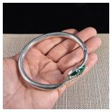 LARGE - Silver Bracelet or Arm Cuff - .925 - Sterling Silver - Mexico - 46.5g