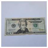 Star Note:  2017 Series :: $20 Federal Reserve Note :: Collectible