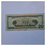 Star Note:  2017 Series :: $20 Federal Reserve Note :: Collectible