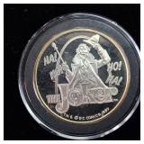 (1987) 1 Troy Ounce .999 Silver Round featuring THE JOKER AMC Mint Cartoon Celebrity Series