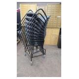 Conference chairs & cart