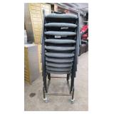 Conference chairs & cart