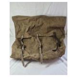 Vintage Canvas Pack – Leather Shoulder Straps