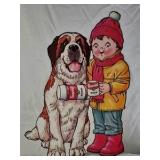 Vintage 1980s Cardboard Cutout – Campbell