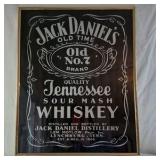 Framed Jack Daniel