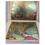 Vintage Promotional Antique Map Folio