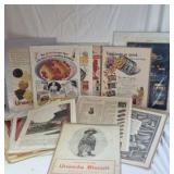 Vintage Advertising Ephemera Collection – Uneeda Biscuit and Planters Peanuts