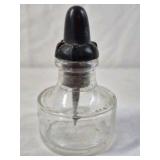 Vintage Glass Medicine Dropper Bottle
