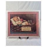 Vintage Advertising Print – Union Mills Flour Baby in Basket