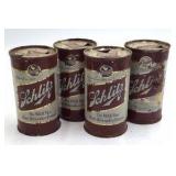 Vintage Schlitz Beer Coin Bank Cans – 1950s  "The Beer That Made Milwaukee Famous"