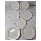 Vintage Noritake Tulane Ivory China Dinner Plates