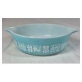 Pyrex Amish Butterprint Casserole Dish – Turquoise