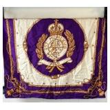 Ralph Lauren Polo Silk Scarf – Purple Royal Crest