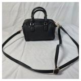 Fashion Nova Pebbled Satchel Bag – Black