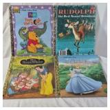 Little Golden Books Set – Winnie the Pooh, Rudolph, Snow White, Cinderella