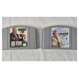 Nintendo 64 Madden NFL 99 and Madden 2000 Games