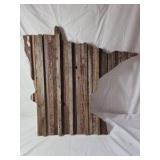 Minnesota State Shaped Wall Art – Reclaimed Wood