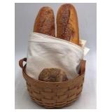 Longaberger Basket with Leather Handles – American Traditions