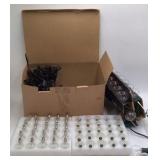 Light Set – Mini Clear Bulbs with Green Wire