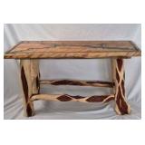 Epoxy River Console Table