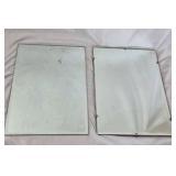 Vintage Pair of Rectangular Mirrors