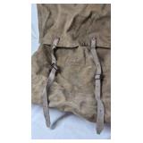 Vintage Canvas Pack – Leather Shoulder Straps