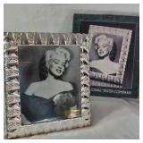 Framed Marilyn Monroe Photo – Silver Textured Frame by International Silver Company